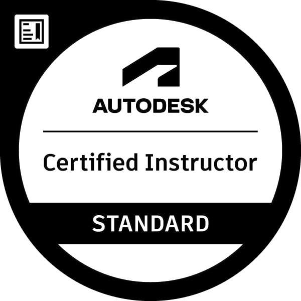 Autodesk Certified Instructor badge - standard level